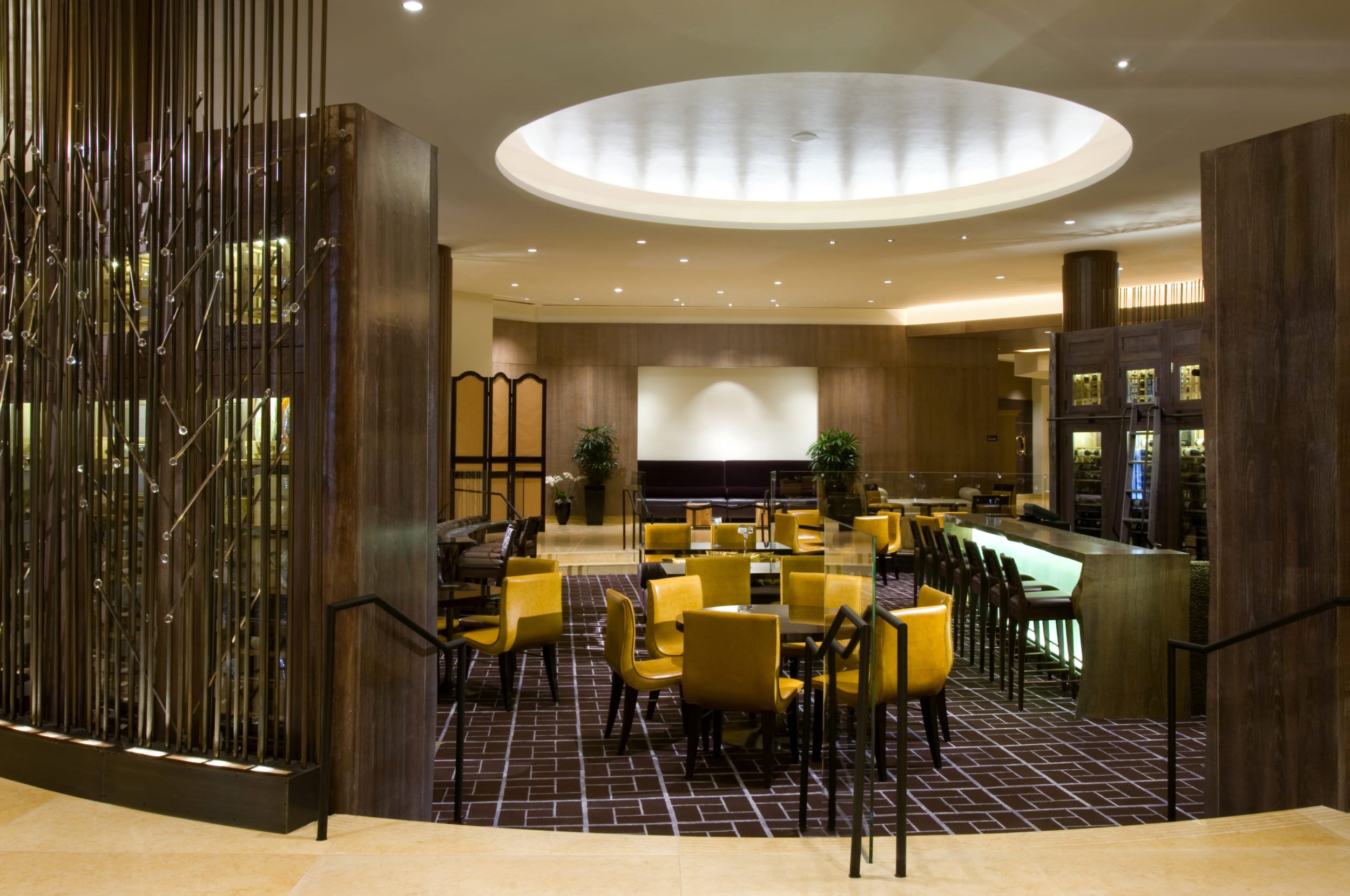 empty lobby bar