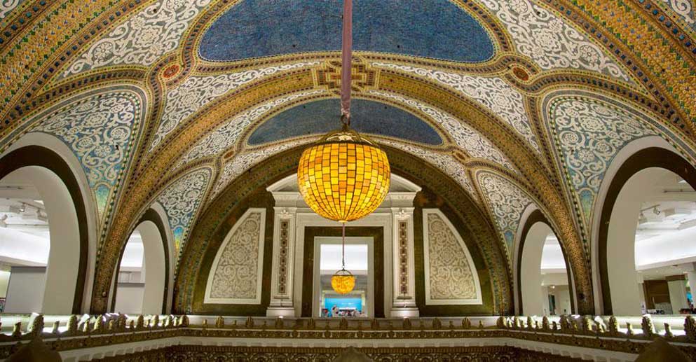mosaic ceiling